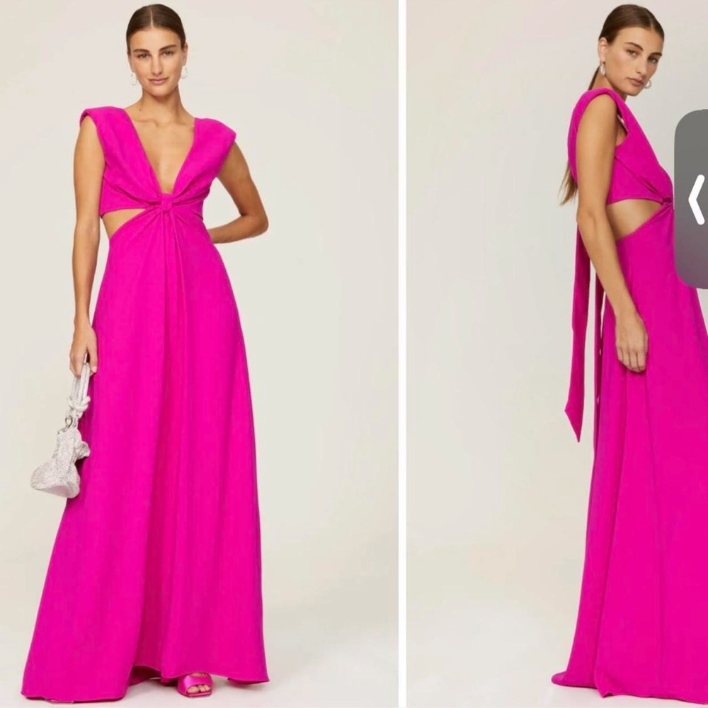 Elegant Pink Evening Gown